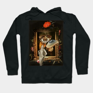 Dali type portrait Hoodie